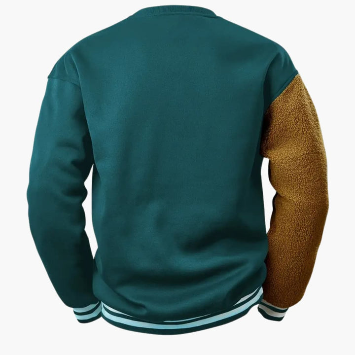 Dragomir - Comfortable jumper with björnebroderi for men