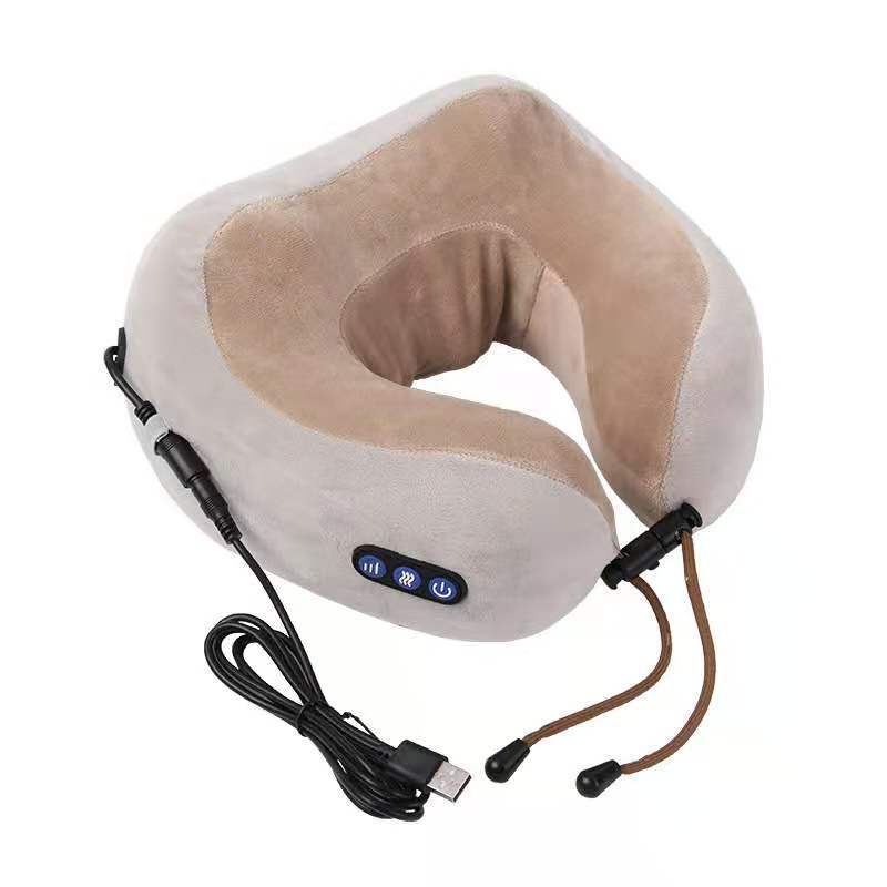 U-formad nackmassager runt halsen