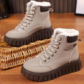 Women's Winter Platform Ankle boots Plush lining and Stylishly Design