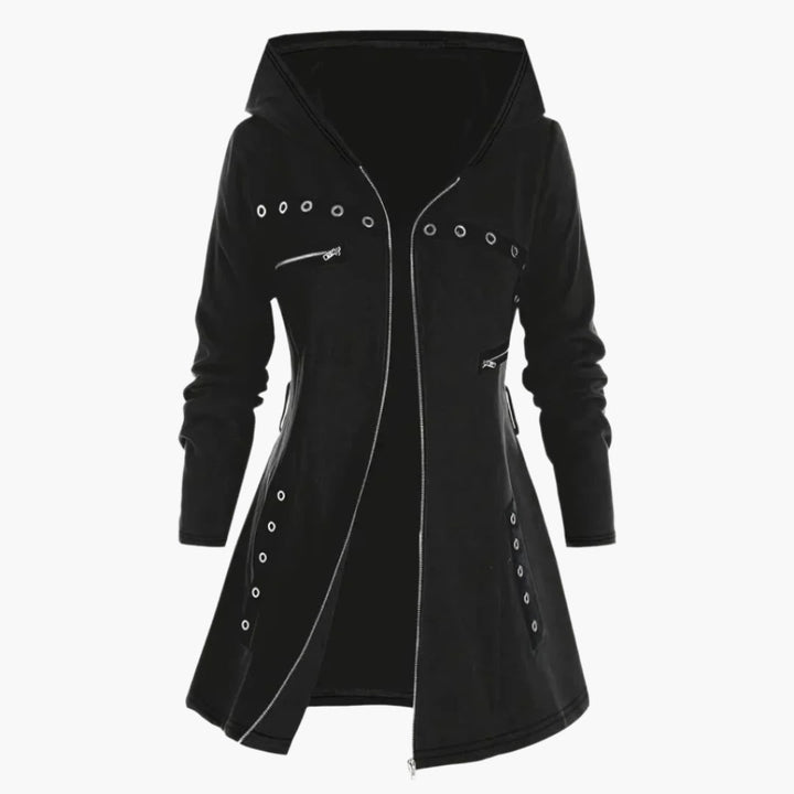 Silvia - Stylish hooded jacket with hood for women