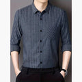 Simon - Stylish striped shirt with buttons for men