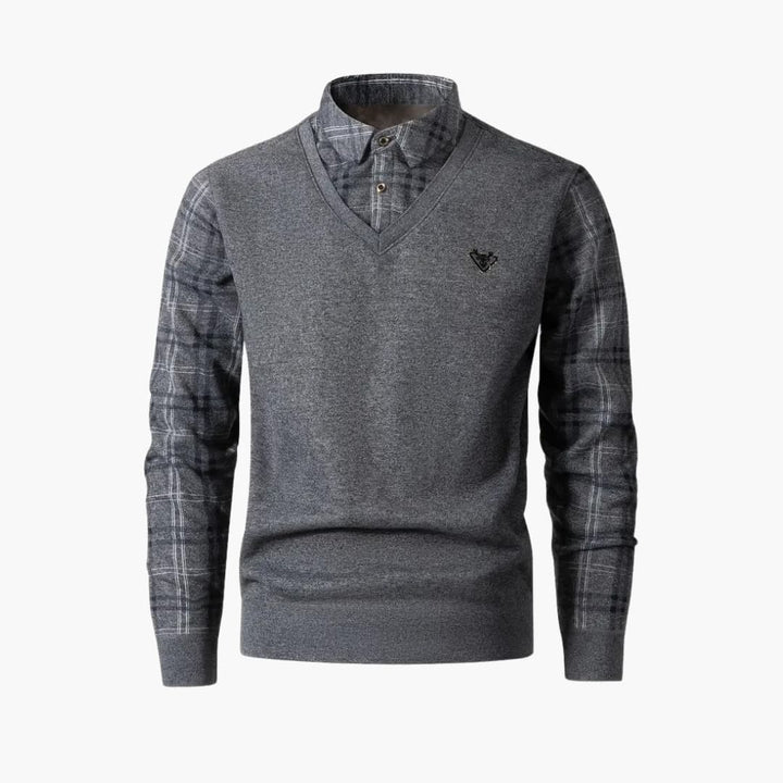 Peter - Stylish long-sleeved jumper for men