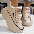 Solid thermal soft winter trainers for women warmth and stylish