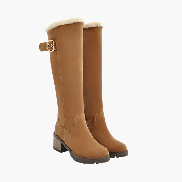 Enya - Comfortable boots with high heel for women
