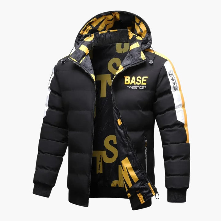 Alexander - Vendbar winter jacket with hood for men
