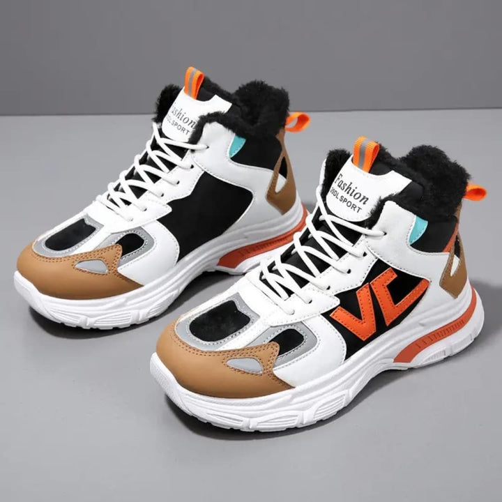 Joanna - Stylish winter trainers with high top for women