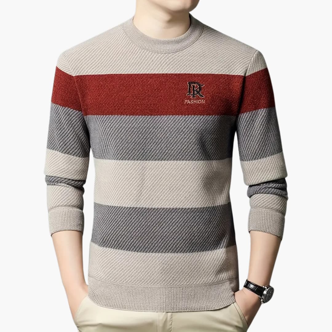 Erwin - Stylish warm fleece jumper for men