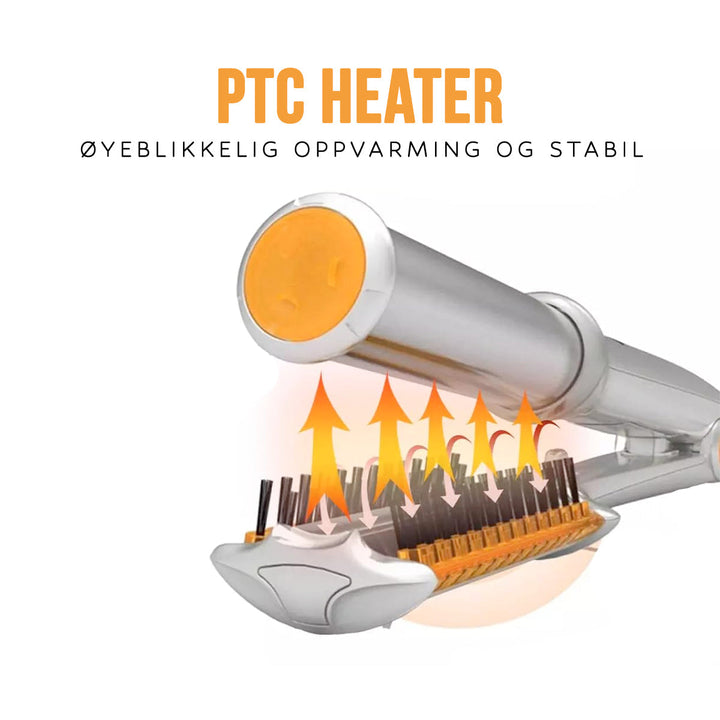 2-in-1 Hårstylingverktöy for Salongkvalitet At home