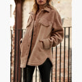 Warm sherpafôret jacket for women