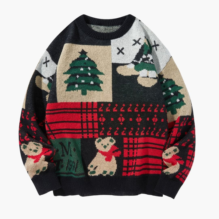 Julebjörn Pattern Knitted Jumper Cosy and Fun