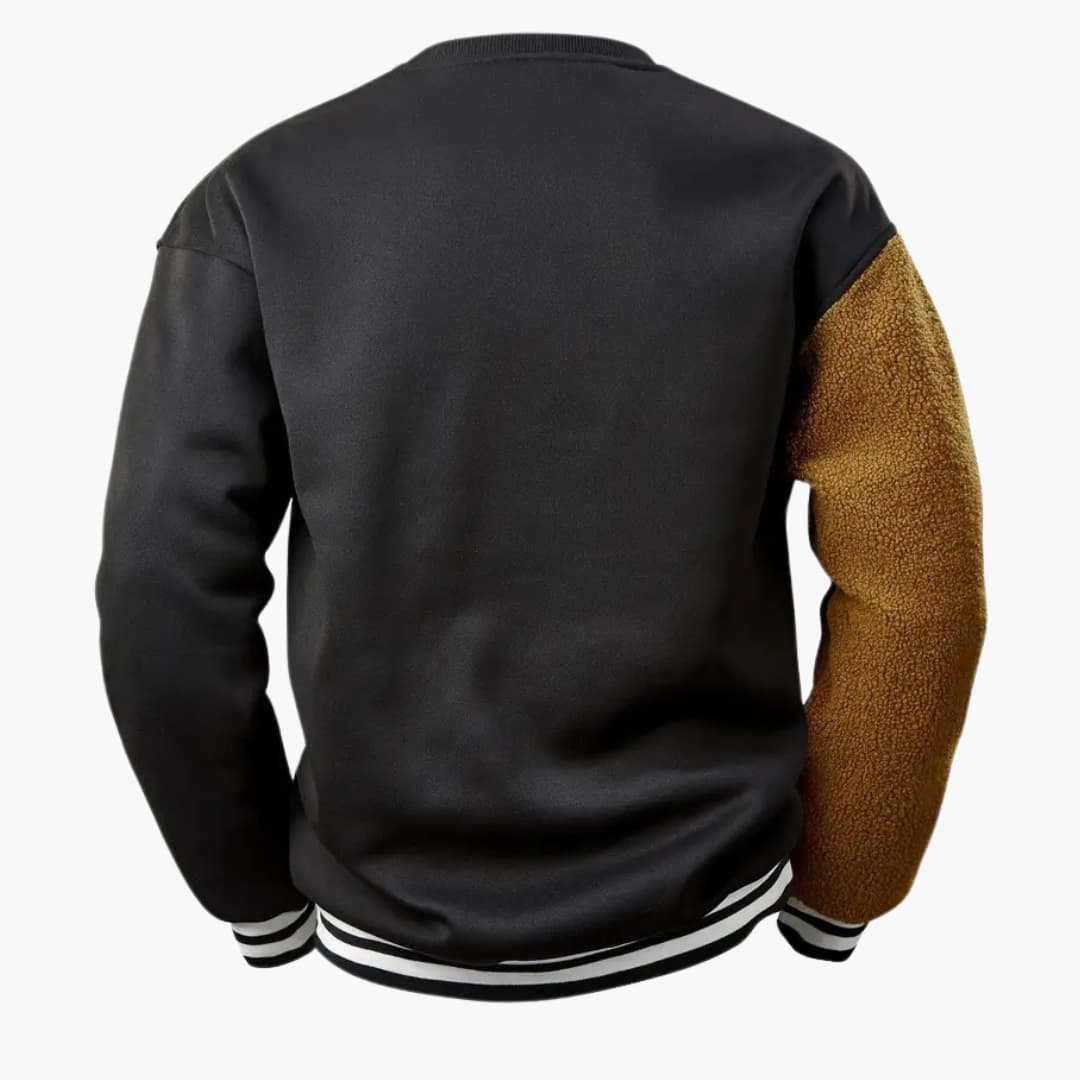 Dragomir - Comfortable jumper with björnebroderi for men