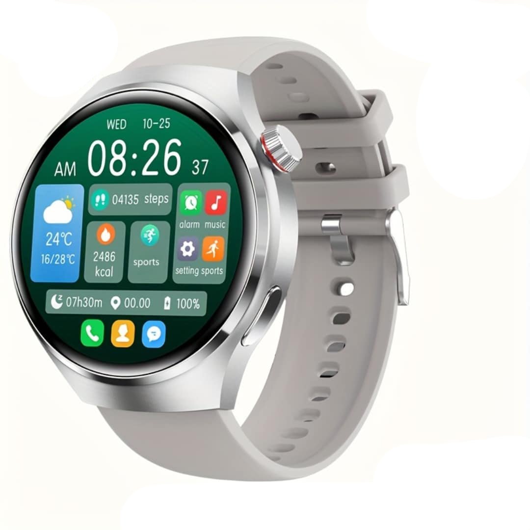 Smartwatch 4 PRO for men with AMOLED and wireless samtale