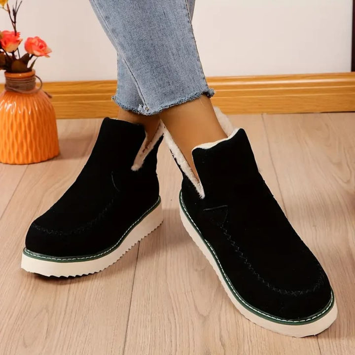 Jasmina - Warmth slip-on ankle boots for women