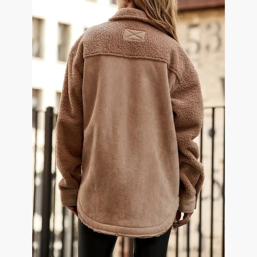 Warm sherpafôret jacket for women