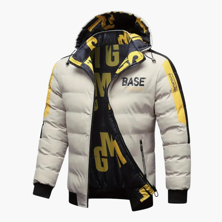 Alexander - Vendbar winter jacket with hood for men