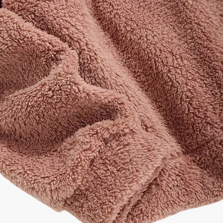 Elise - Stylish winter jumper with half zip for women