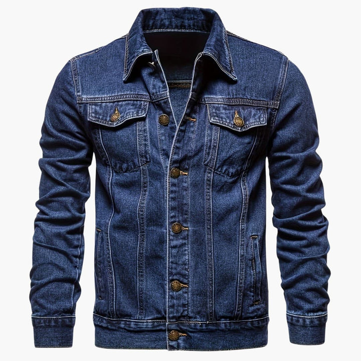 Andrea - Slim-fit casual denim jacket for men