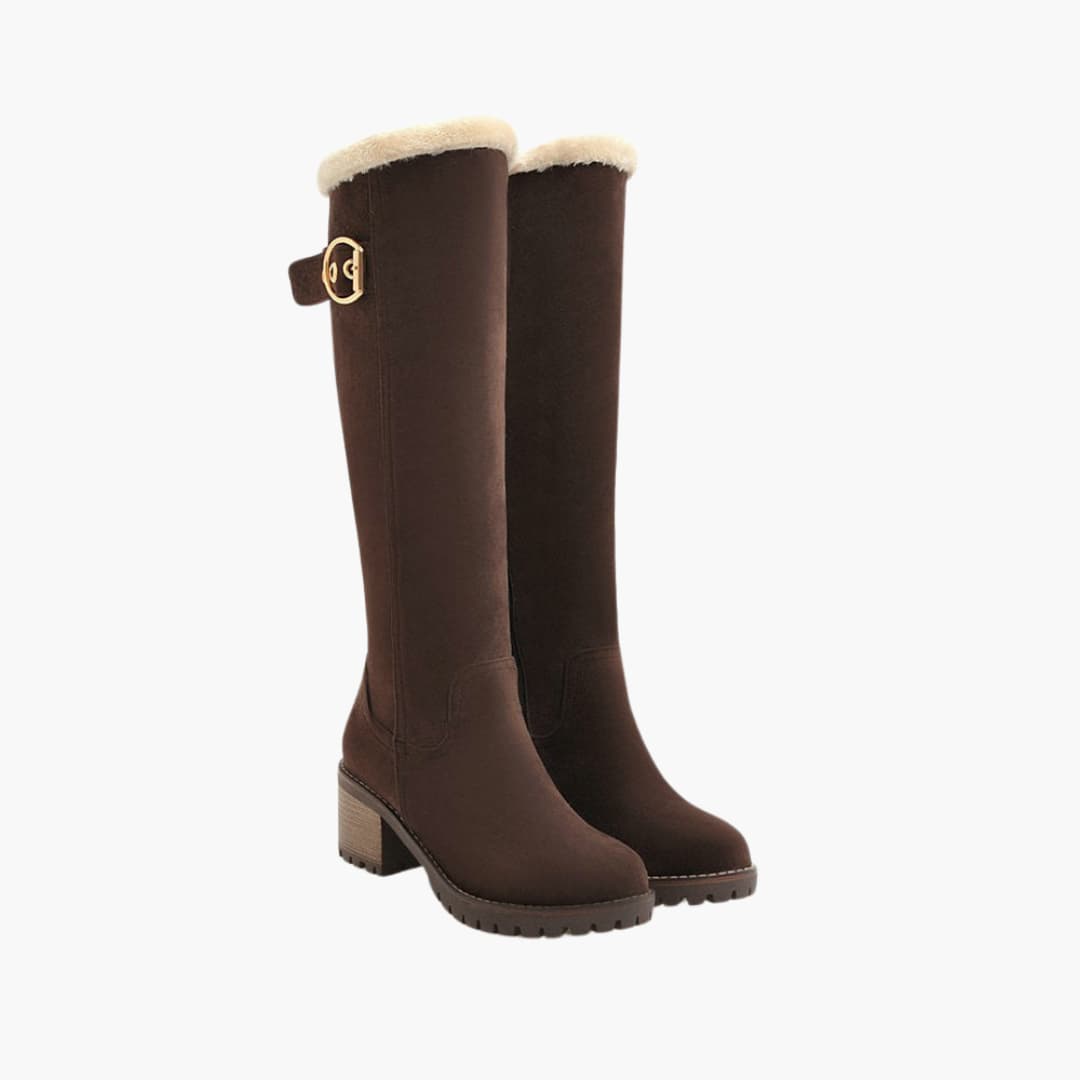 Enya - Comfortable boots with high heel for women