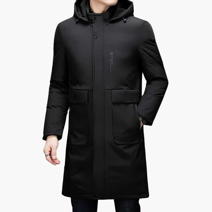 Evan - Stylish winter jacket with hood for men