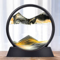 3D Moving Sand Art Hourglass for Calming Atmosphere