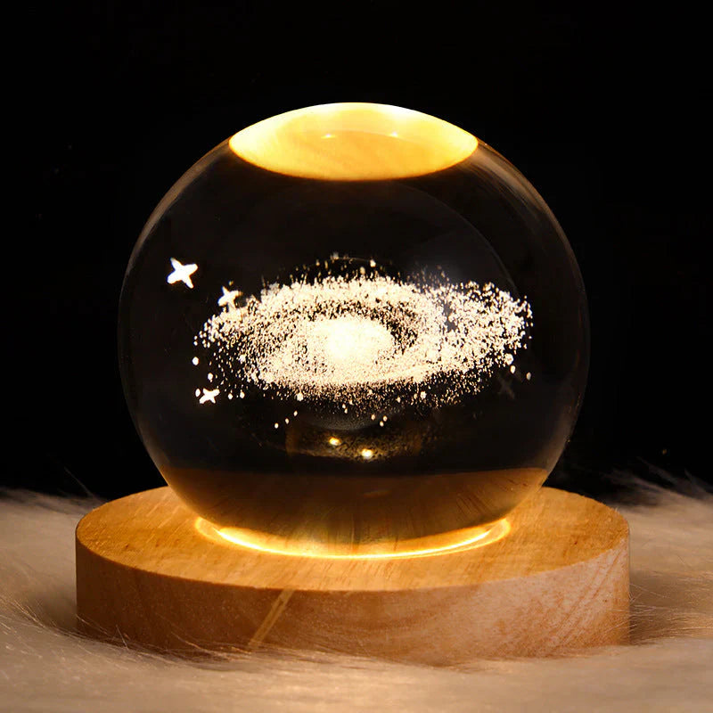 3D Crystal Night Light for Romantic Atmosphere