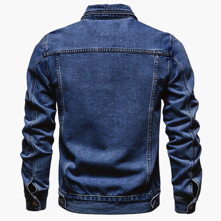 Andrea - Slim-fit casual denim jacket for men