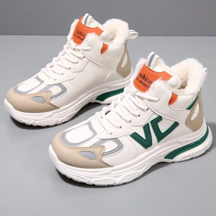 Joanna - Stylish winter trainers with high top for women