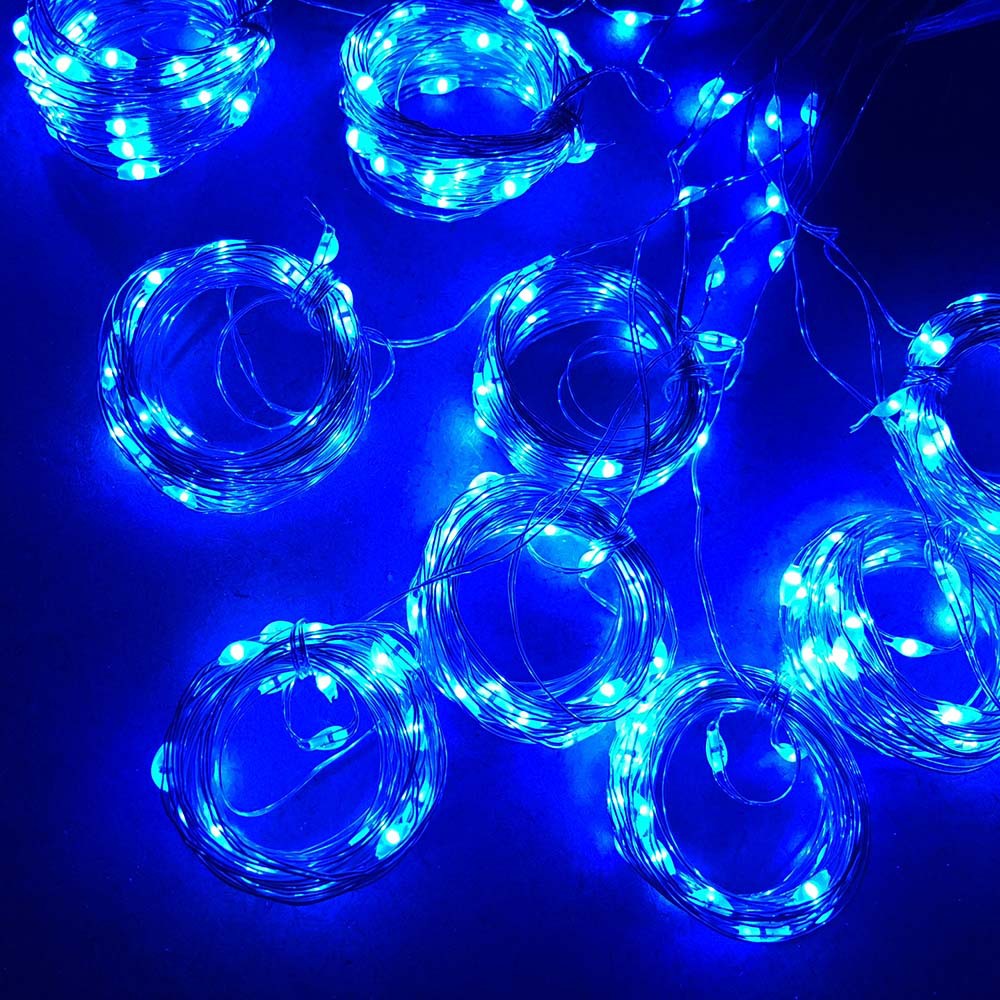 LED-ljusgardin med USB och fjärrkontroll, åtta lägen