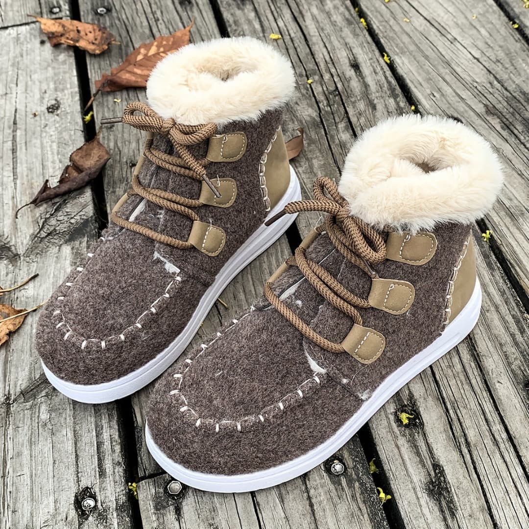 Women Fôrede Snow boots Warmth Cosy for Winter