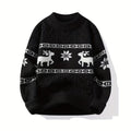 Men Juletröja with Reinsdyr - Cosy Knitted Jumper