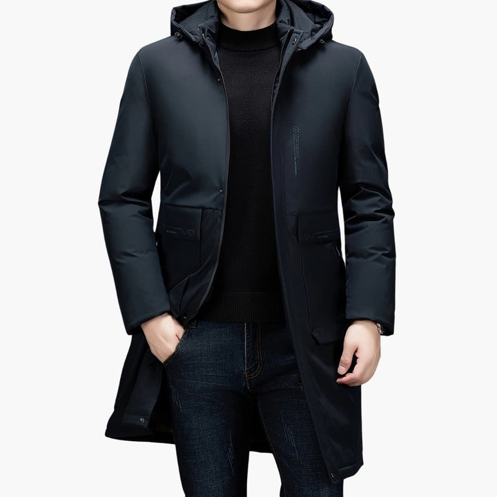 Evan - Stylish winter jacket with hood for men