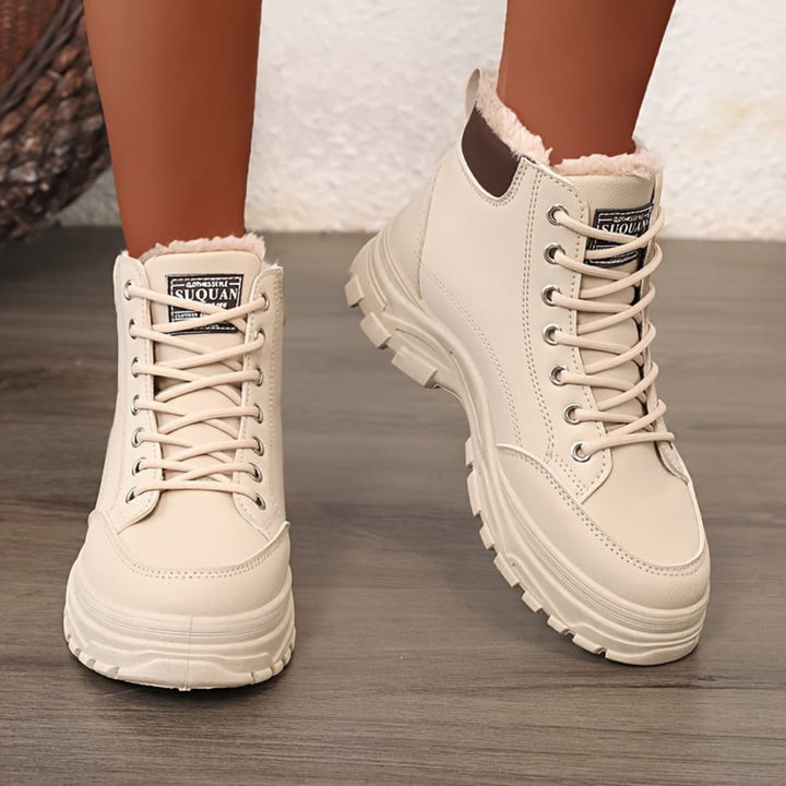 Women Winter Snow boots Fashion Thick Sole Shoes