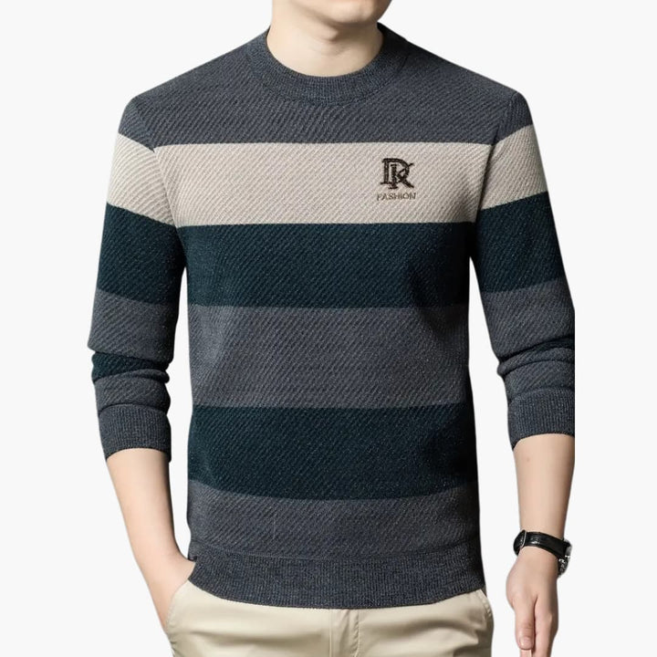 Erwin - Stylish warm fleece jumper for men
