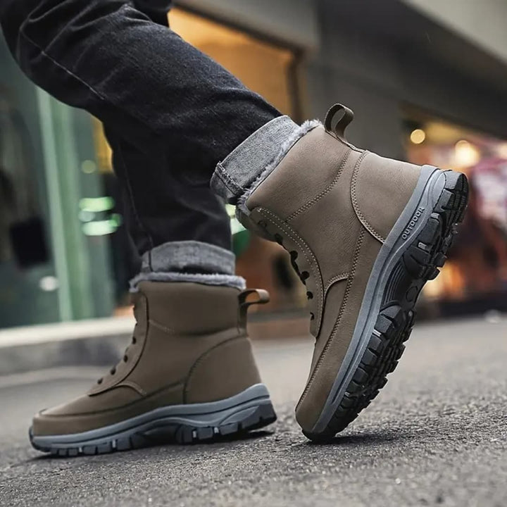 Leandro - Warmth snow boots with high top for men