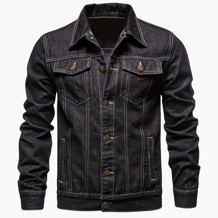 Andrea - Slim-fit casual denim jacket for men