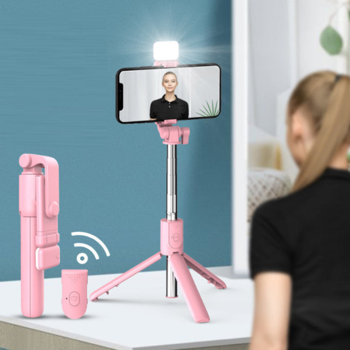 6 in 1 Wireless Bluetooth Selfiestang - Stabile and Creative Bilde