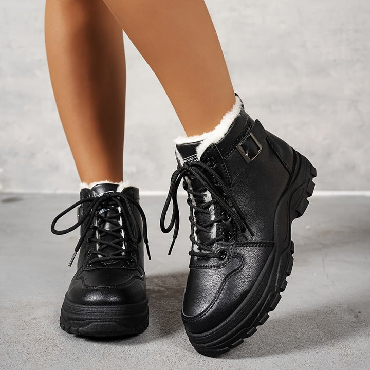 Arctic Elegance Women Winter Snow boots Waterproof Halkefrie