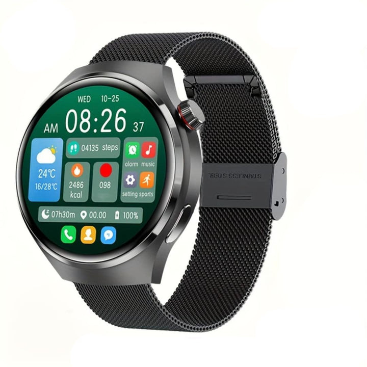 Smartwatch 4 PRO for men with AMOLED and wireless samtale