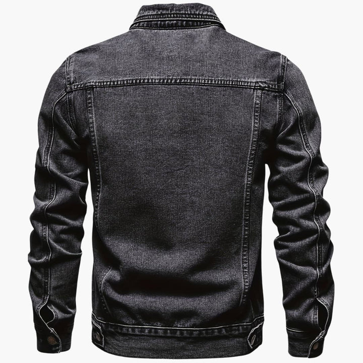 Andrea - Slim-fit casual denim jacket for men