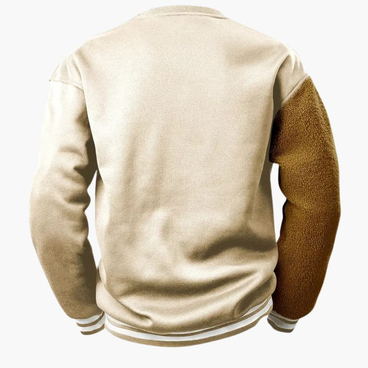 Dragomir - Comfortable jumper with björnebroderi for men