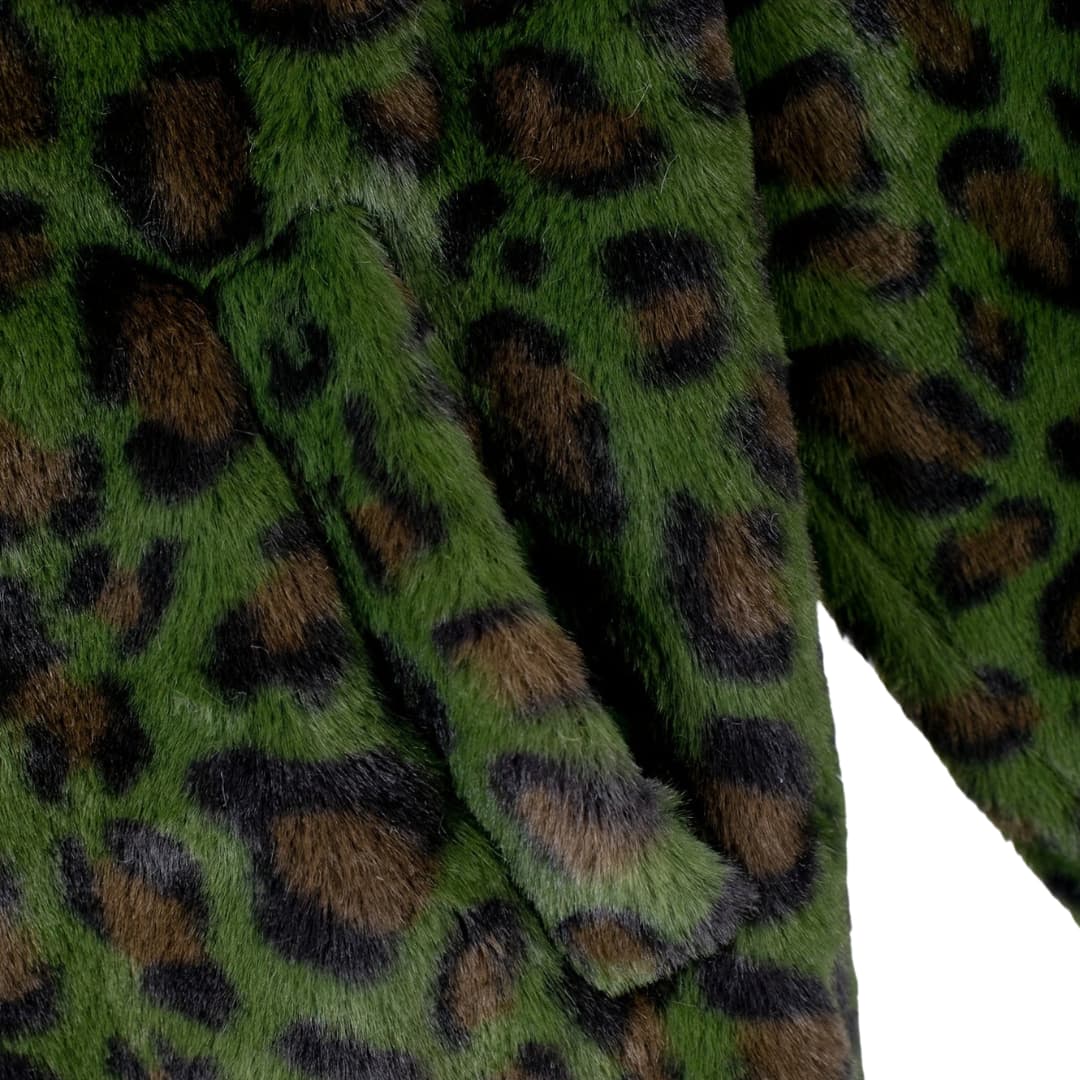 Plus Size Leopard print Open Cardigan Long Jacket