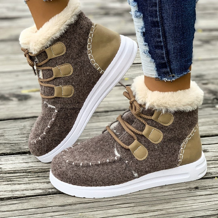 Women Fôrede Snow boots Warmth Cosy for Winter