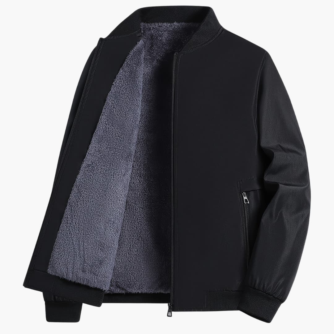 Men Fleece-lined Casual Jacket Comfortable and Stylish