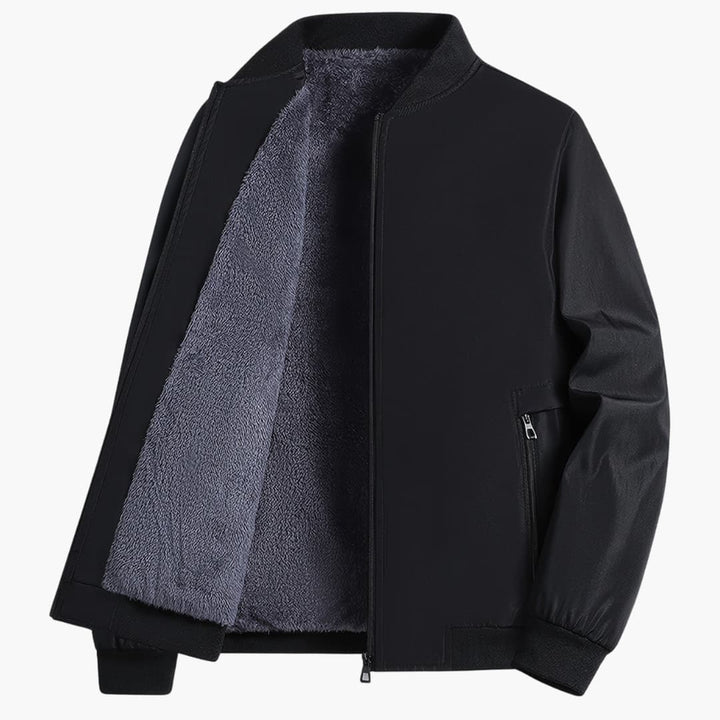 Men Fleece-lined Casual Jacket Comfortable and Stylish