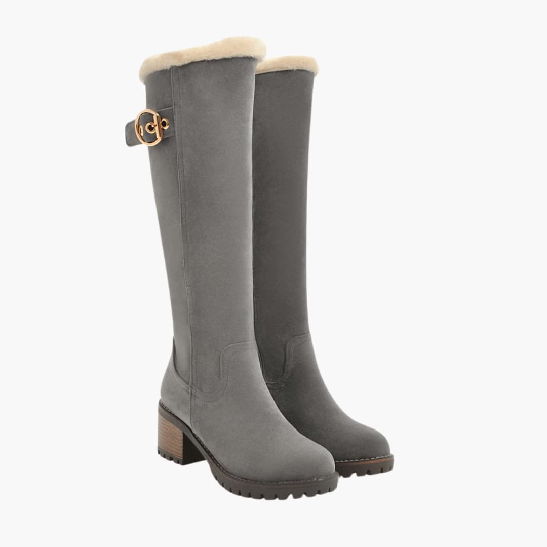 Enya - Comfortable boots with high heel for women