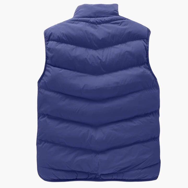 Bruno - Casual waistcoat with zip for men