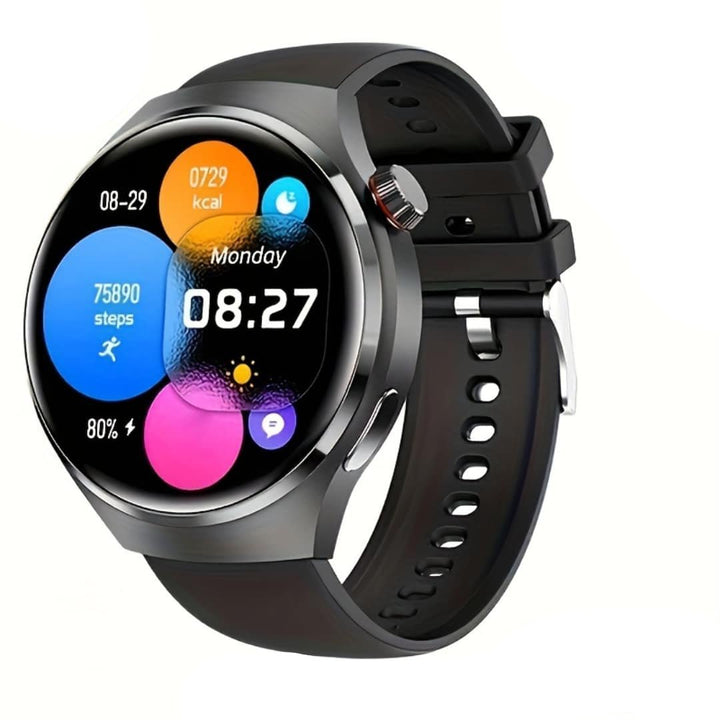 Smartwatch 4 PRO for men with AMOLED and wireless samtale