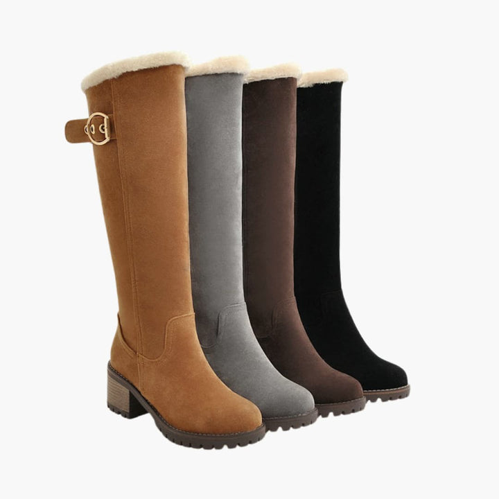 Enya - Comfortable boots with high heel for women