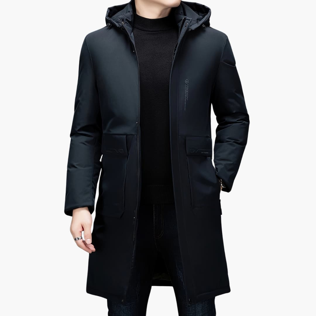Evan - Stylish winter jacket with hood for men