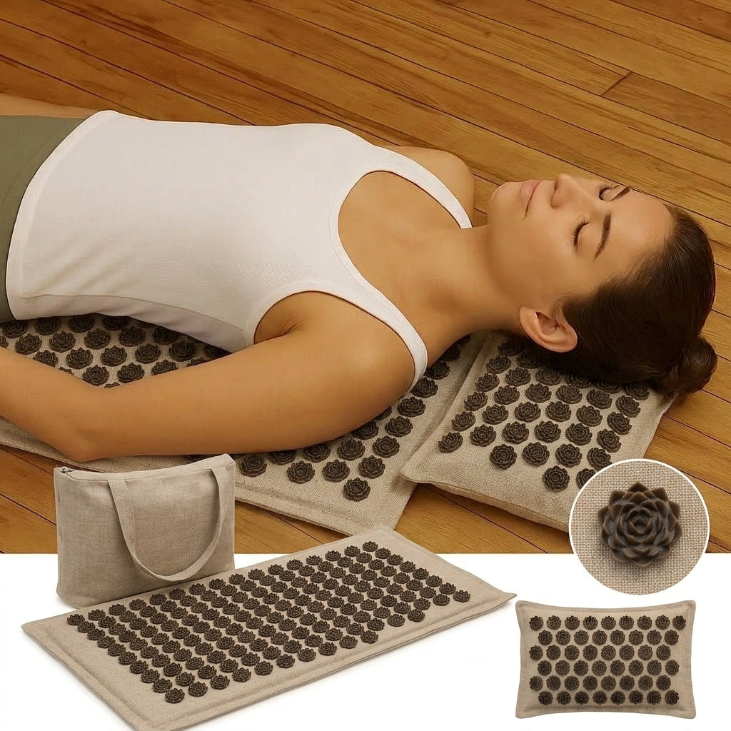 Akupressurmatte for Deep Relaxation and Smertelindring